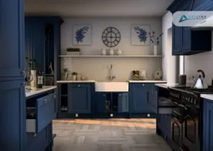 Farmhouse Blue Kitchen