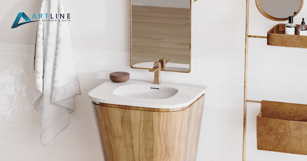 Portable Bathroom Vanities for Small Vanities