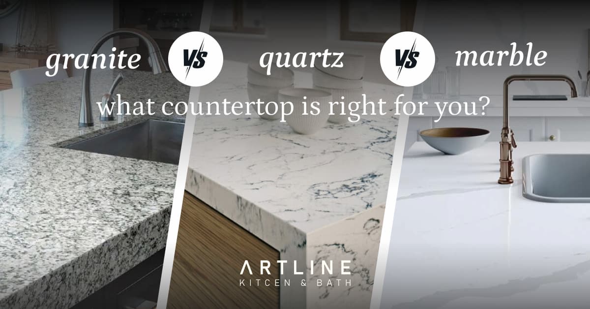 Granite Vs Quartz Vs Marble Countertop
