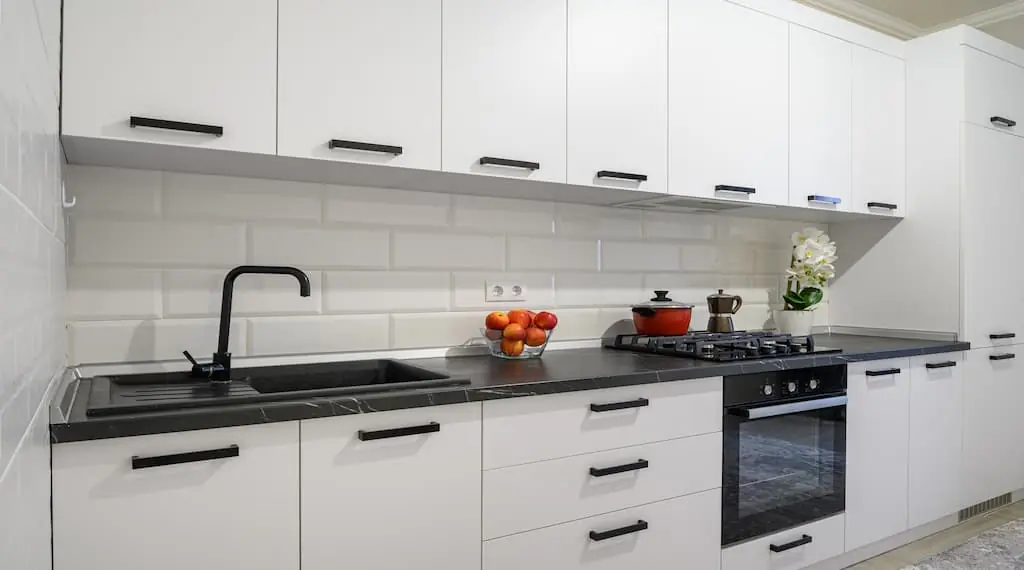 Trendy White Modern Kitchen Cabinets