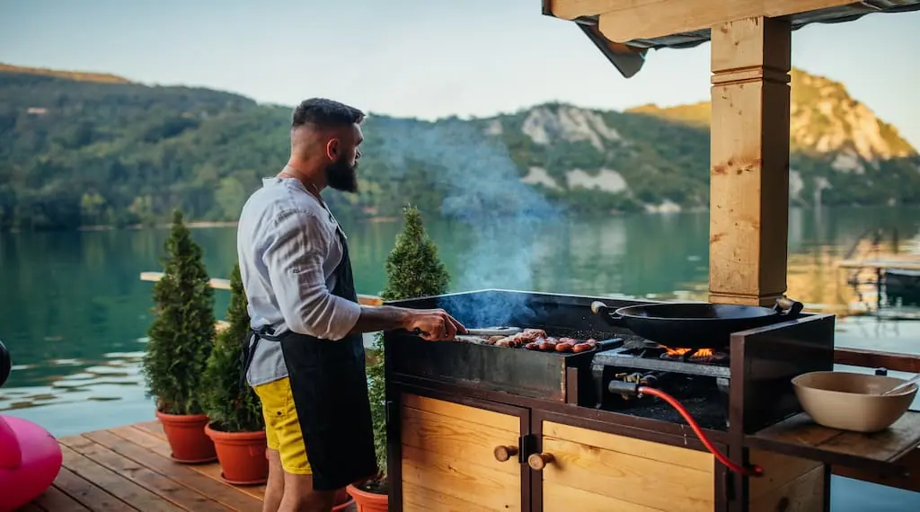 Outdoor Grill Cabinets, Barbecuing